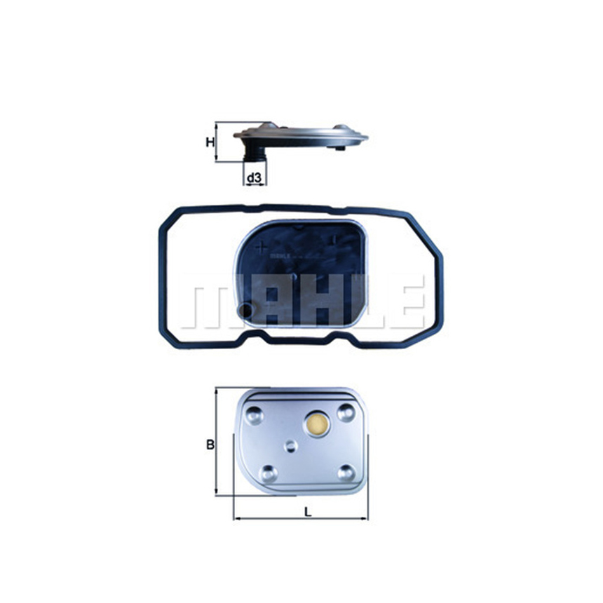벤츠 A160d W169 04-12년 MAHLE 미션오일필터 세트 3J2F