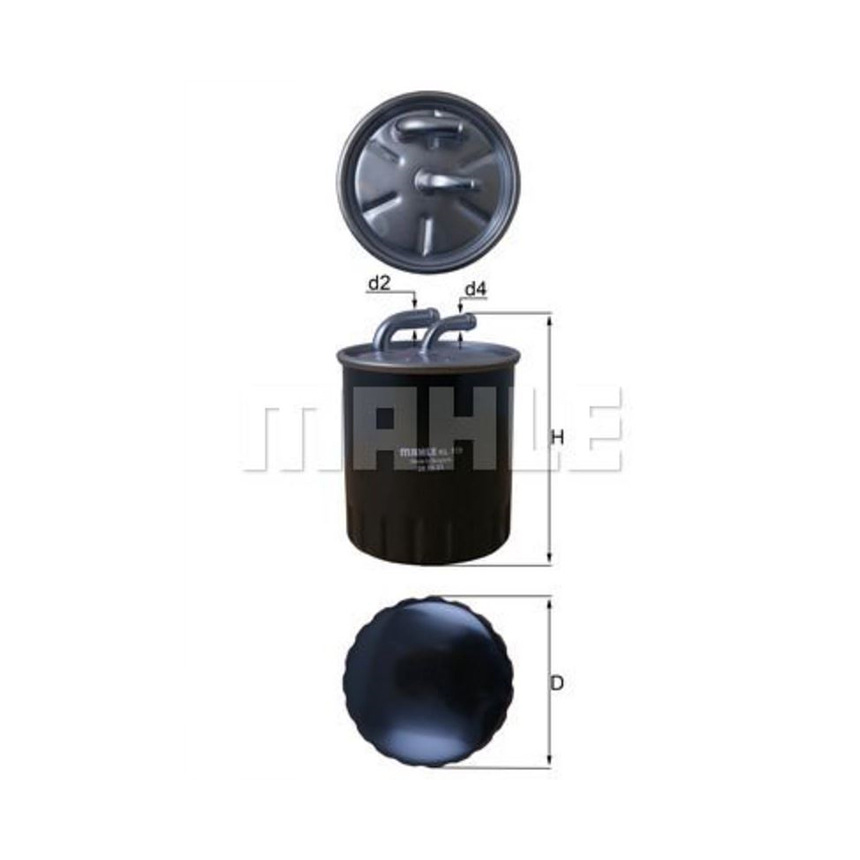 벤츠 A160d W169 04-12년 MAHLE 연료필터 V646