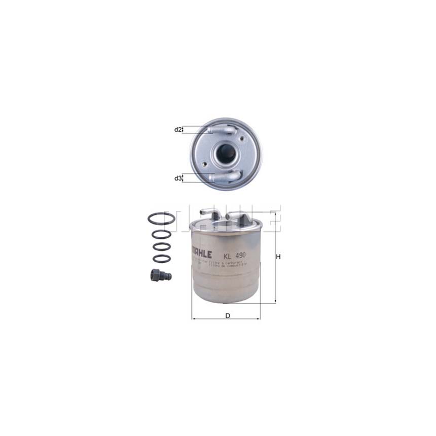 벤츠 A160d W169 04-12년 MAHLE 연료필터 P6QK