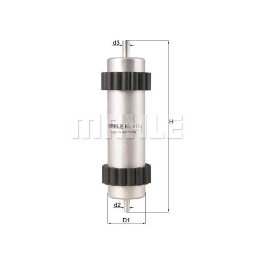 아우디 A4 2.0 35 TDI 8W 15-현재 MAHLE 연료필터 N1S6