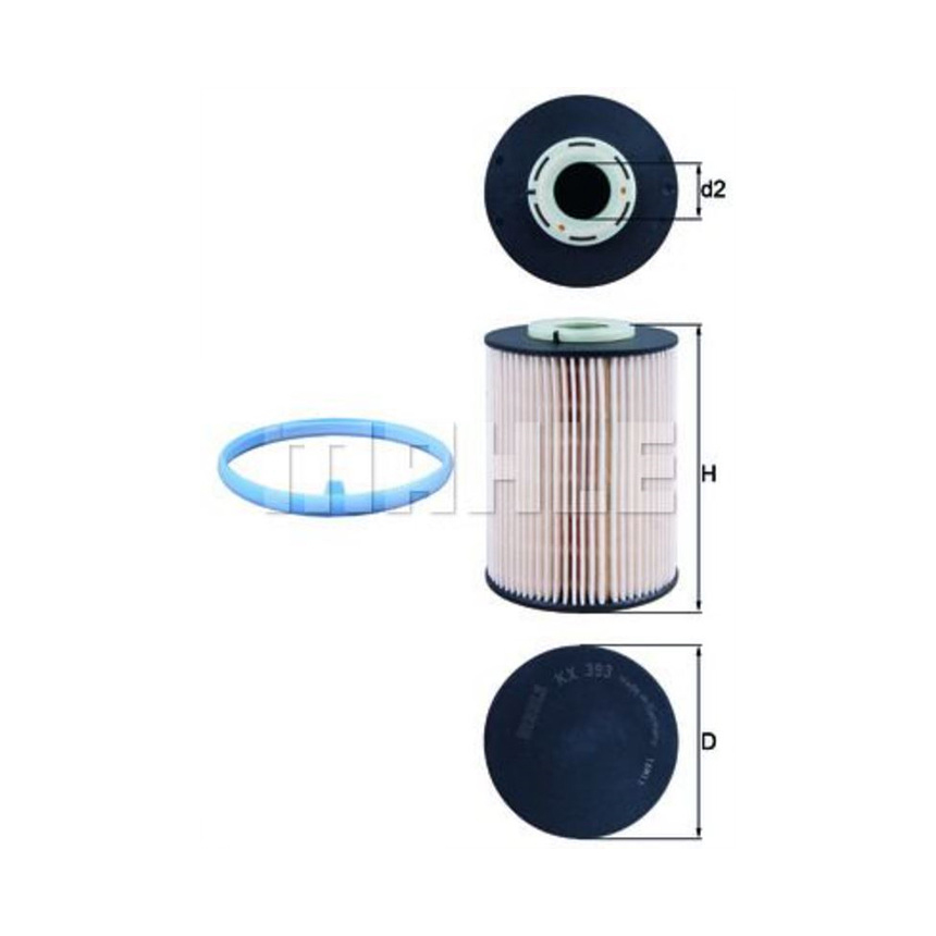 볼보 S60 T3 10-18년 MAHLE 연료필터 15S8