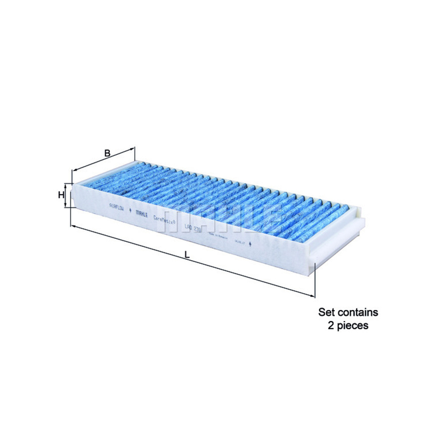 아우디 A6 4.2 FSI 4F 04-11년 MAHLE 프리미엄 PM2.5 에어컨필터 FB68