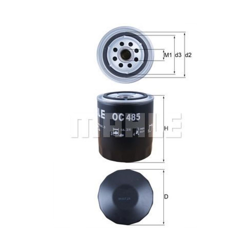 아우디 A6 2.8 V6 4F 04-11년 MAHLE 엔진오일필터 BSYD