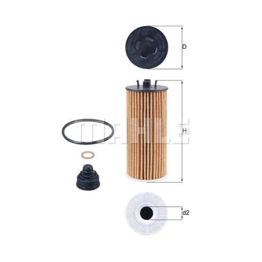 미니 쿠퍼 One D F55 13-현재 MAHLE 엔진오일필터 H70E