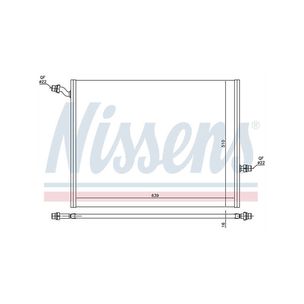 벤츠 E220d C238 16-현재 NISSENS 라디에이터 3UDA