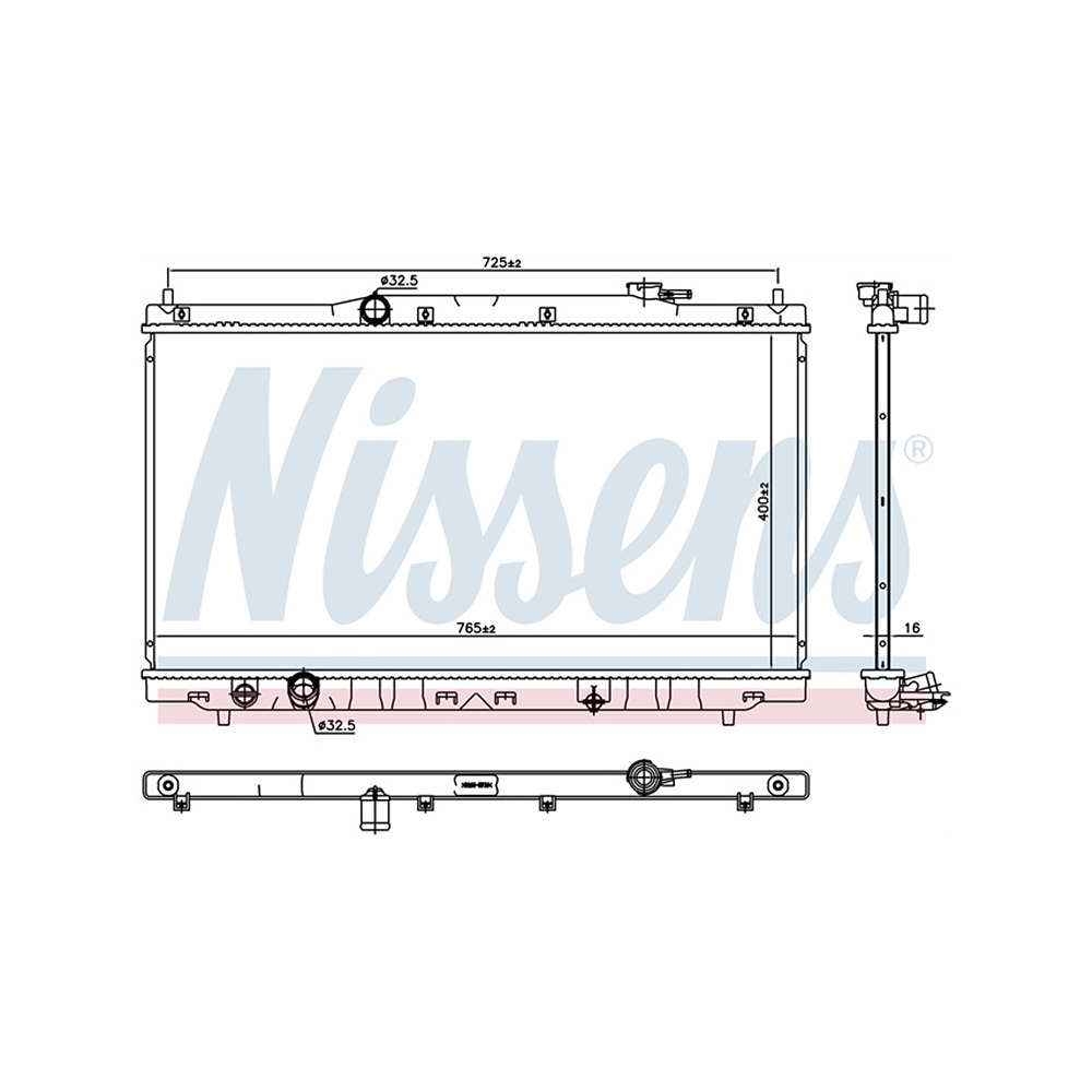 혼다 어코드 3.5 12-현재 NISSENS 라디에이터 270J