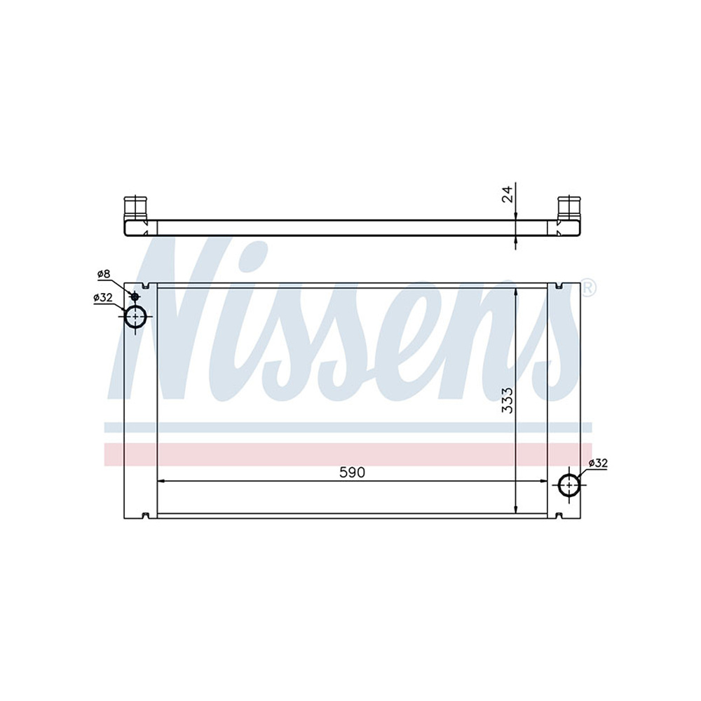 미니 쿠퍼 SD R56 06-13년 NISSENS 라디에이터 8Q1E