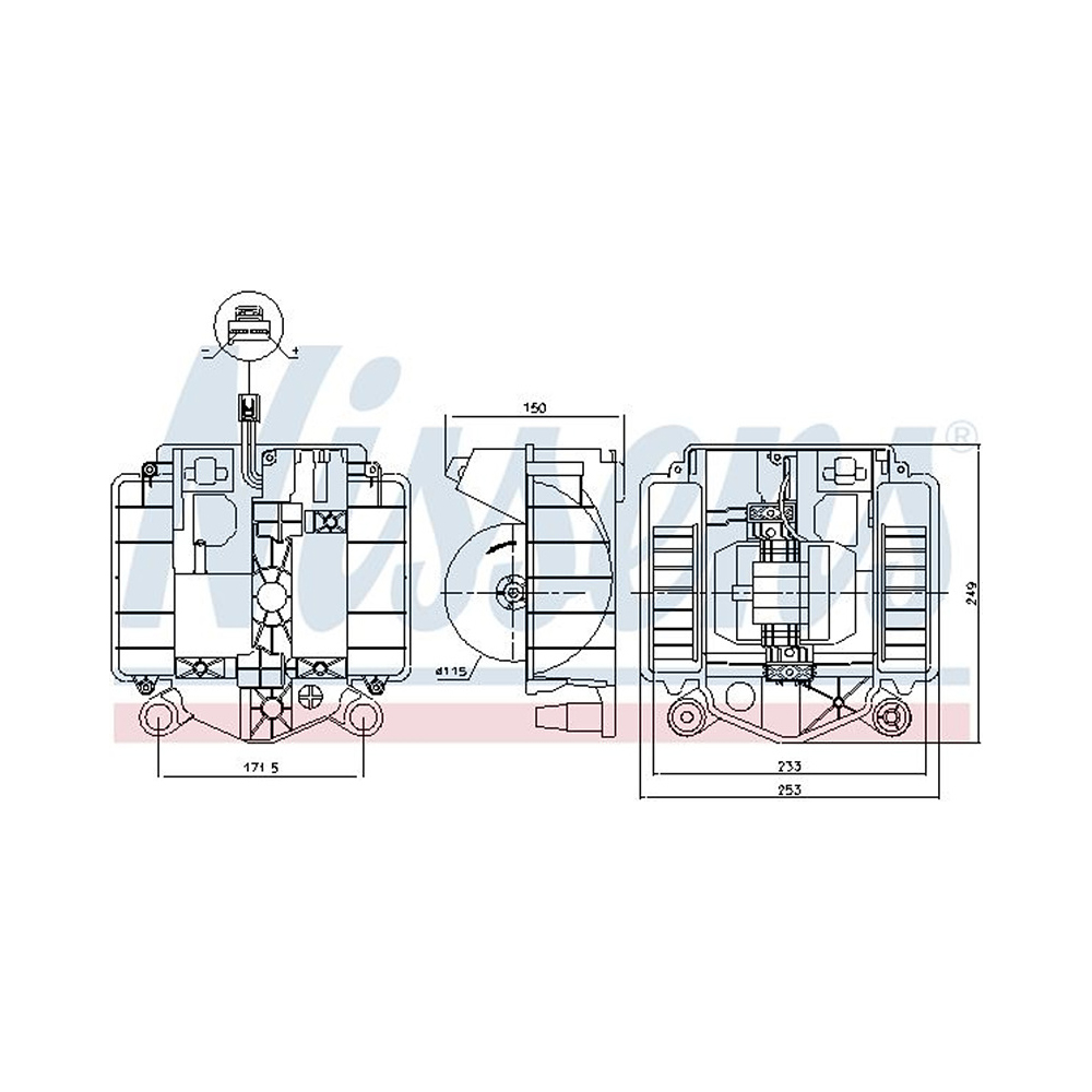 벤츠 S550 W222 13-17년 NISSENS 블로워 모터 KO5R