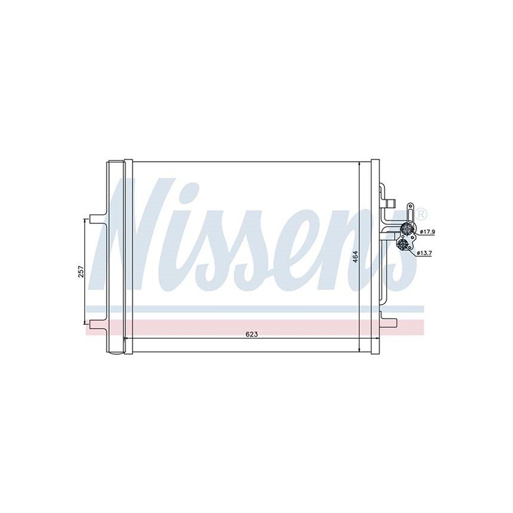 랜드로버 프리랜더 2 2.0 Si4 L359 06-14년 NISSENS 에어컨 콘덴서 R2A1