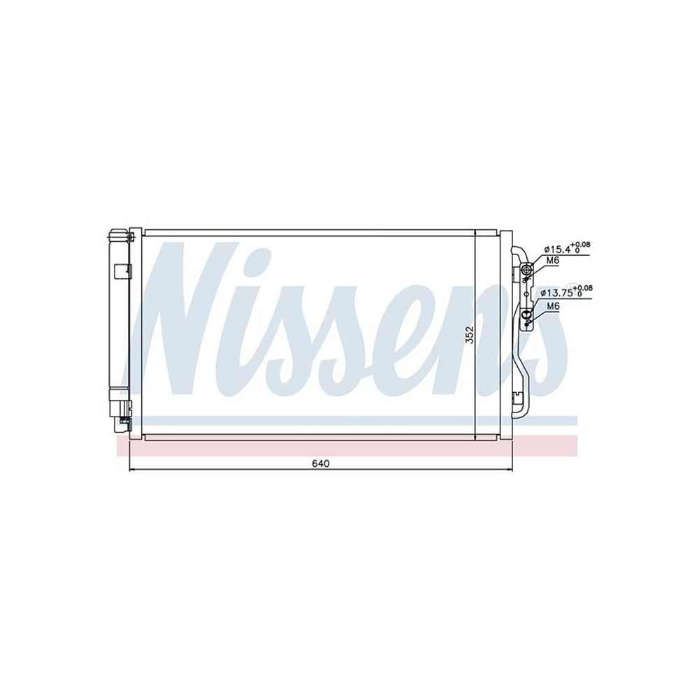 BMW i8 hybrid I12 14-20년 NISSENS 에어컨 콘덴서 OEYB