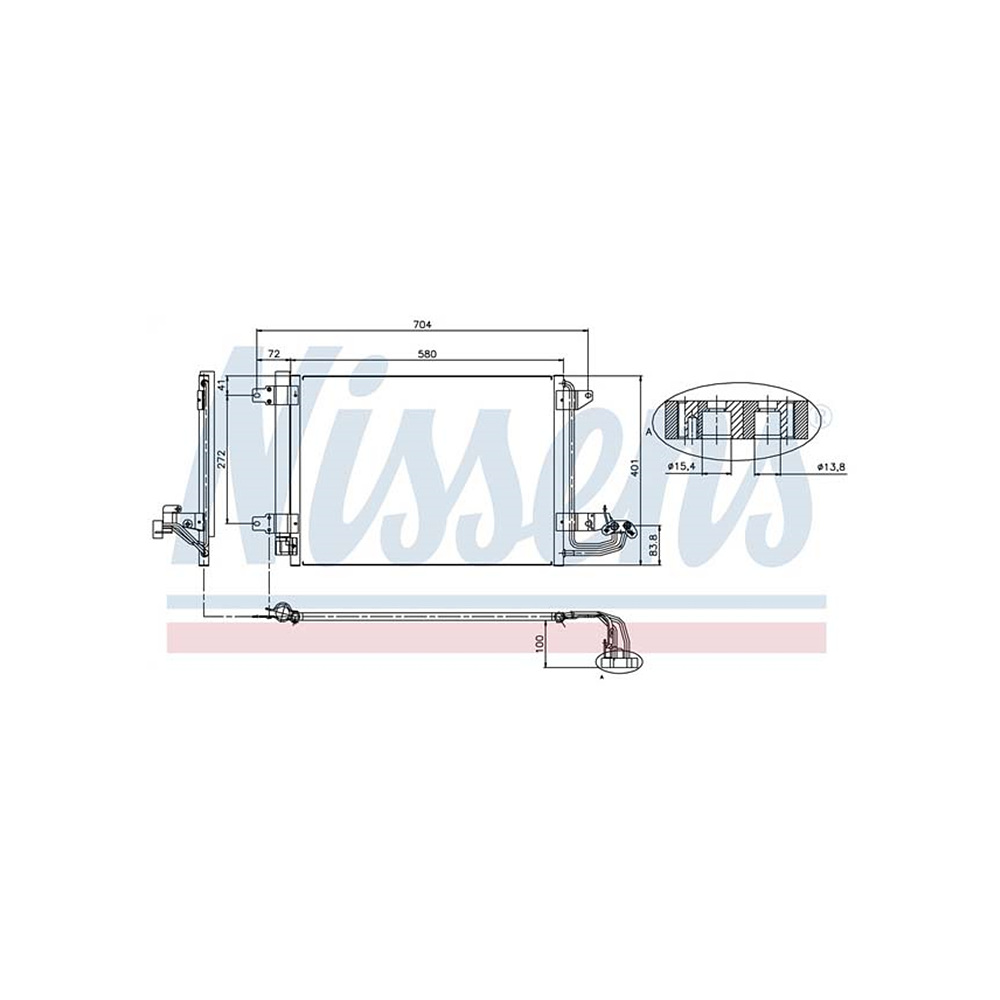 아우디 TT 1.8 TFSI 8J 06-14년 NISSENS 에어컨 콘덴서 GXEQ