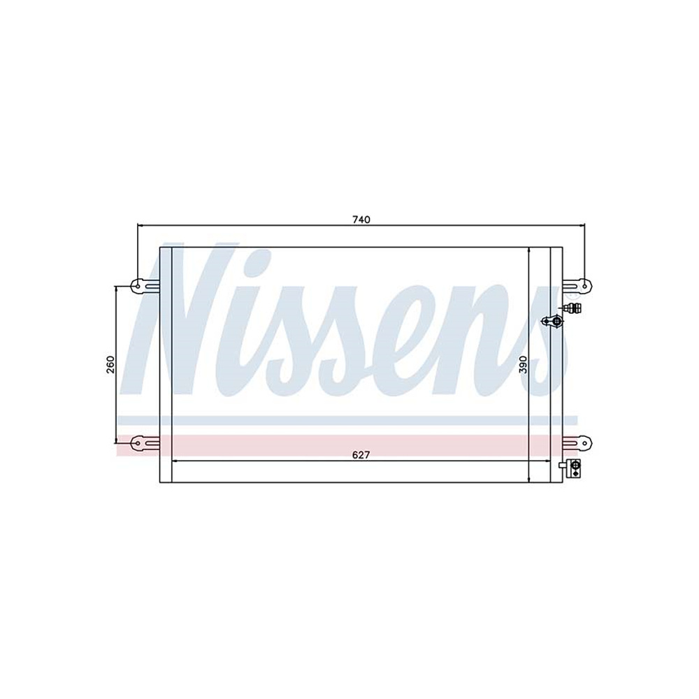 아우디 A6 4.2 FSI 4F 04-11년 NISSENS 에어컨 콘덴서 G5HU