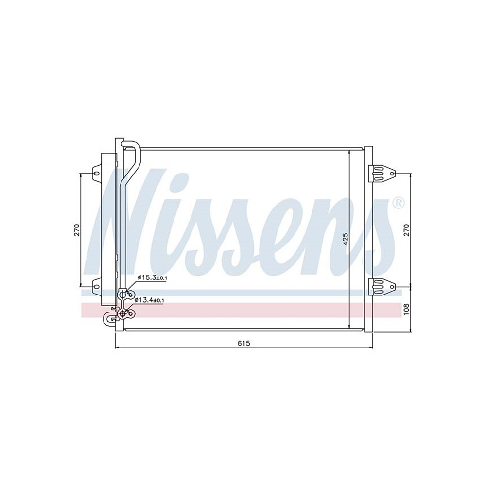 폭스바겐 파사트 CC 2.0 TDI 357 08-12년 NISSENS 에어컨 콘덴서 31KQ