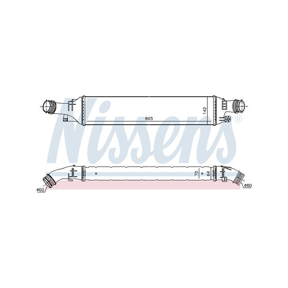 아우디 Q3 2.0 TDI 8U 11-18년 NISSENS 인터쿨러 8B66