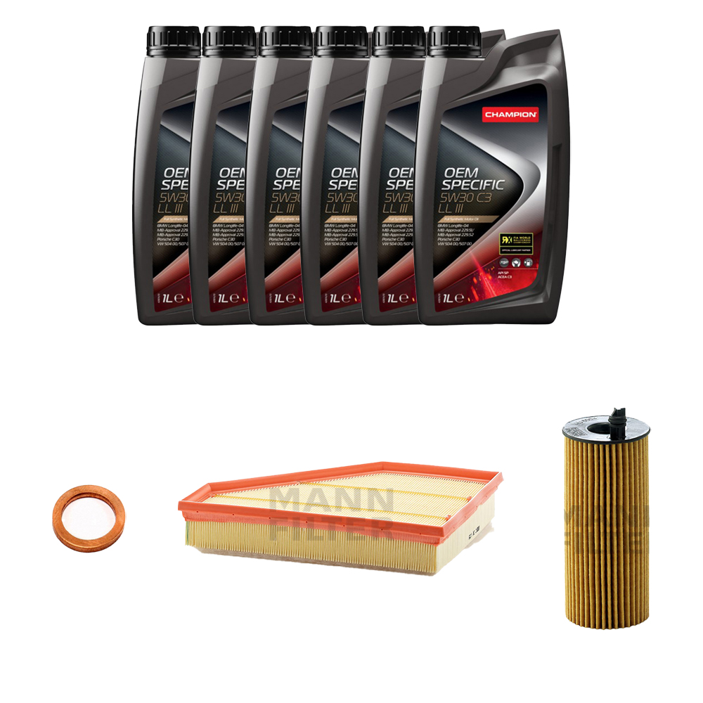 BMW X1 25d E84 09-15년 CHAMPION MANN 엔진오일세트 MU37