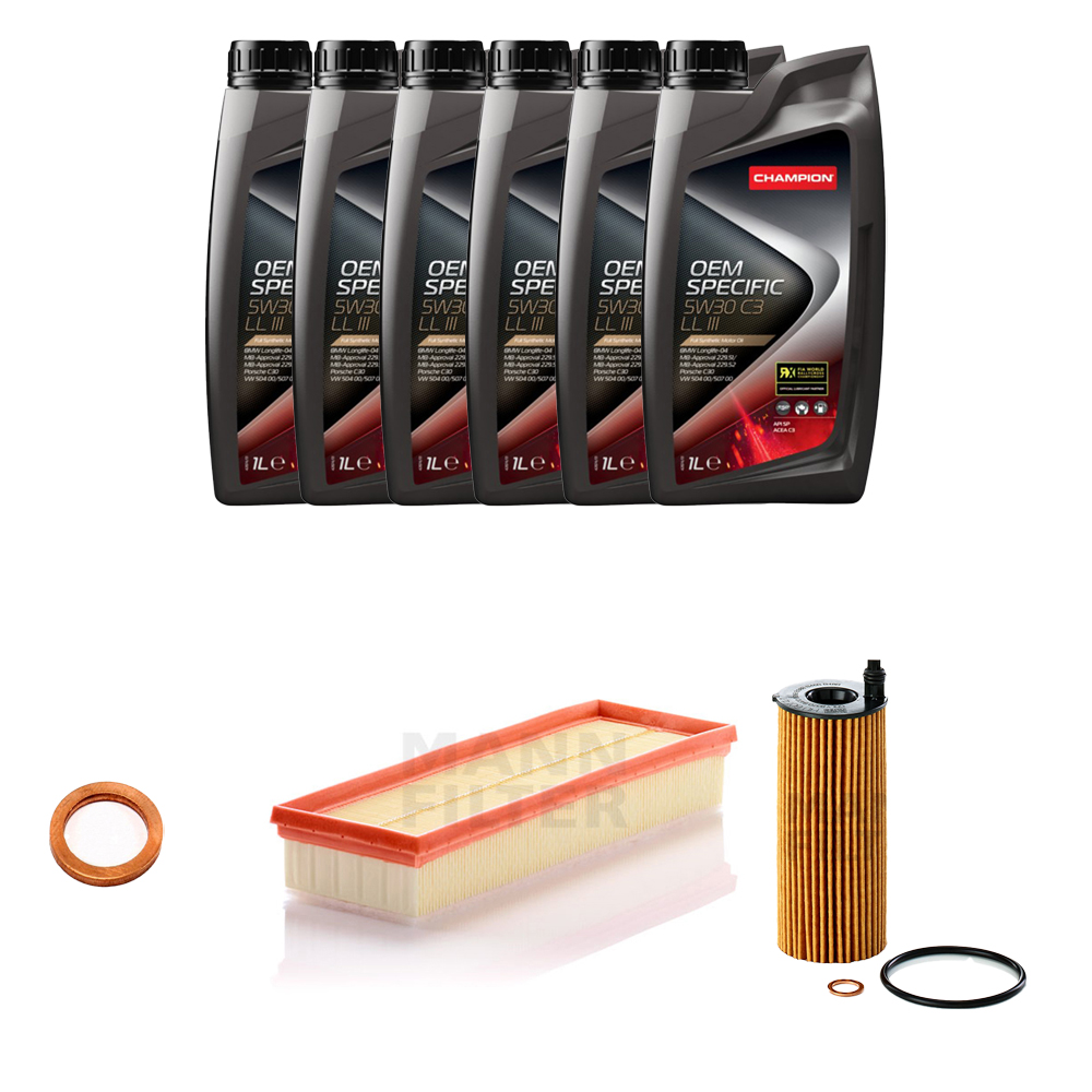 BMW X3 20d F25 10-17년 CHAMPION MANN 엔진오일세트 UT66