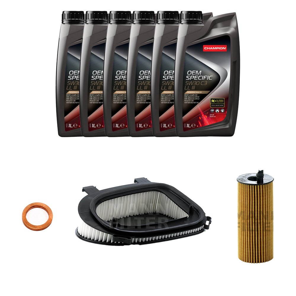 BMW X3 20d F25 10-17년 CHAMPION MANN 엔진오일세트 UKFR