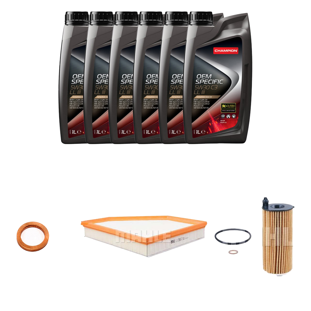 BMW 420d Hybrid G22 20-현재 CHAMPION MAHLE 엔진오일세트 3NXC