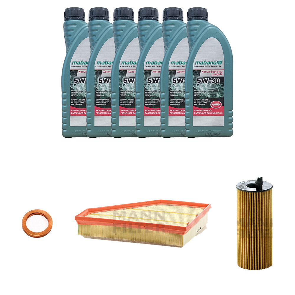 BMW X1 25d E84 09-15년 MABANOL MANN 엔진오일세트 YEIH