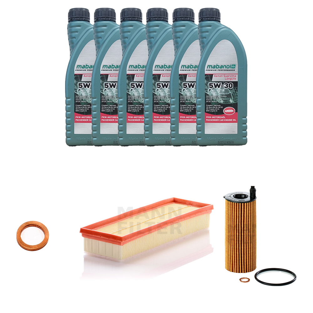 BMW X3 20d F25 10-17년 MABANOL MANN 엔진오일세트 I6HB