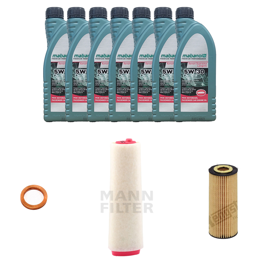 BMW X5 30d E70 08-13년 MABANOL MANN 엔진오일세트 GUSG