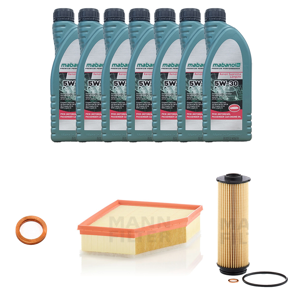BMW 740d Ld Hybrid G11 G12 15-22년 MABANOL MANN 엔진오일세트 6XDS