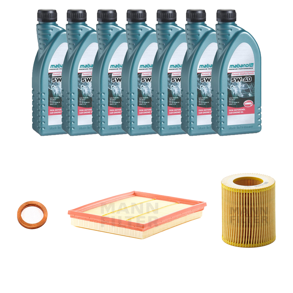 BMW 335i F30 11-15년 MABANOL MANN 엔진오일세트 JBQ2
