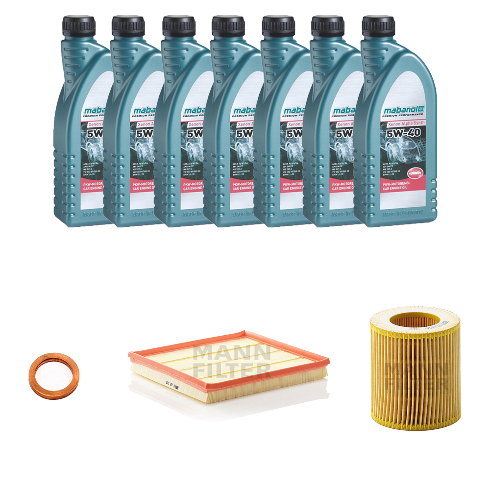 BMW X3 35i F25 10-17년 MABANOL MANN 엔진오일세트 4LUC