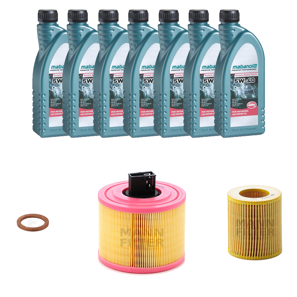 BMW 325i E90 04-11년 MABANOL MANN 엔진오일세트 C41O