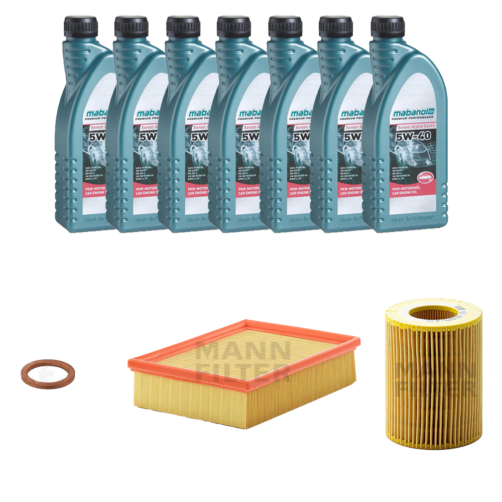 BMW 325i E46 00-05년 MABANOL MANN 엔진오일세트 S4XN