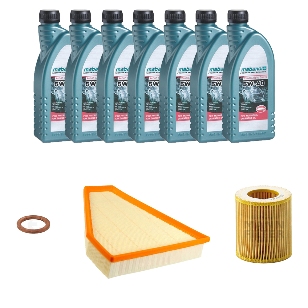 BMW 328i E90 06-11년 MABANOL MANN 엔진오일세트 B25S