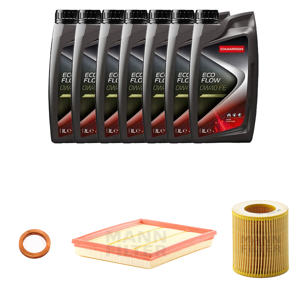 BMW 335i F30 11-15년 CHAMPION MANN 엔진오일세트 PJ0P