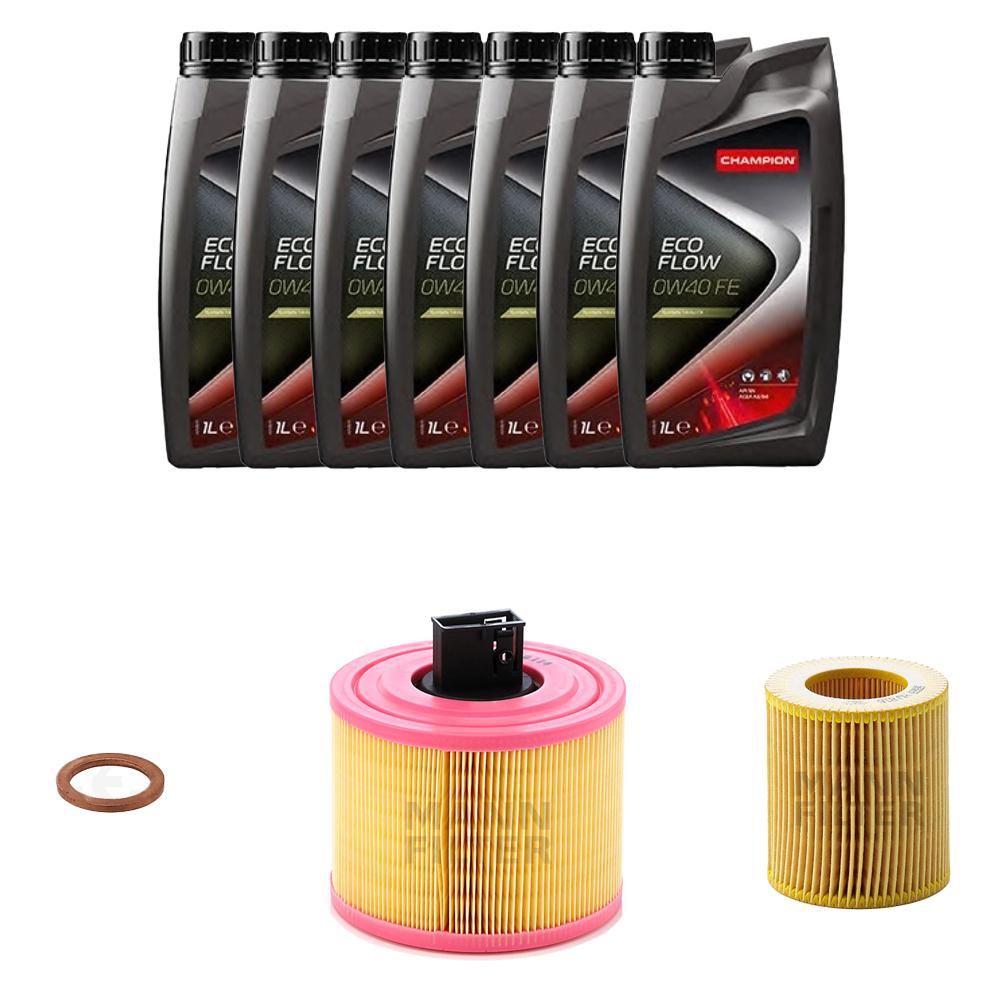 BMW 325i E90 04-11년 CHAMPION MANN 엔진오일세트 L3FE