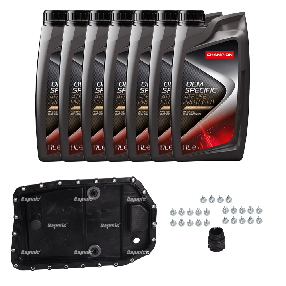 BMW 750d F01 12-15년 CHAMPION BAPMIC 미션오일 필터 교환 세트 8D6U