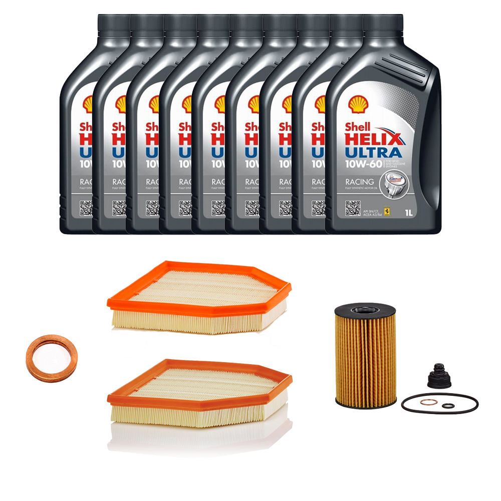 BMW M5 F10 11-16년 SHELL MANN 엔진오일세트 7QMI