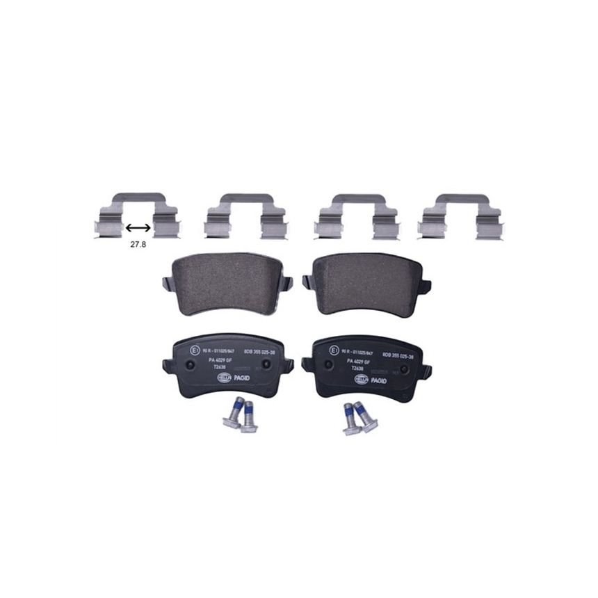 아우디 A4 2.0 TFSI 8K 07-15년 PAGID 뒤쪽 브레이크패드 7JKB