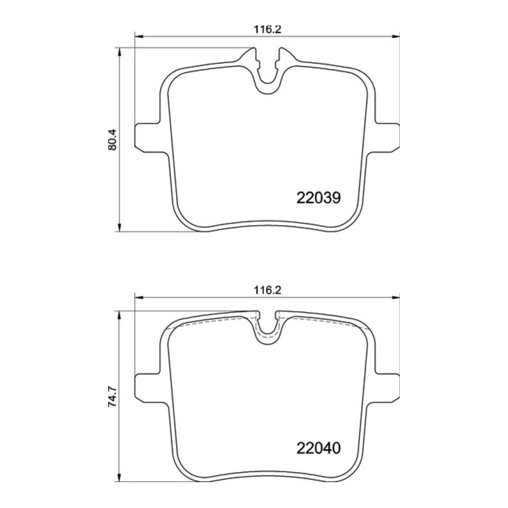 롤스로이스 팬텀 17-현재 PAGID 뒤쪽 브레이크패드 MJC2