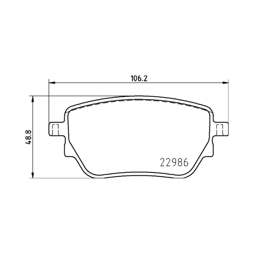 벤츠 A220 W177 18-현재 PAGID 뒤쪽 브레이크패드 L7E1