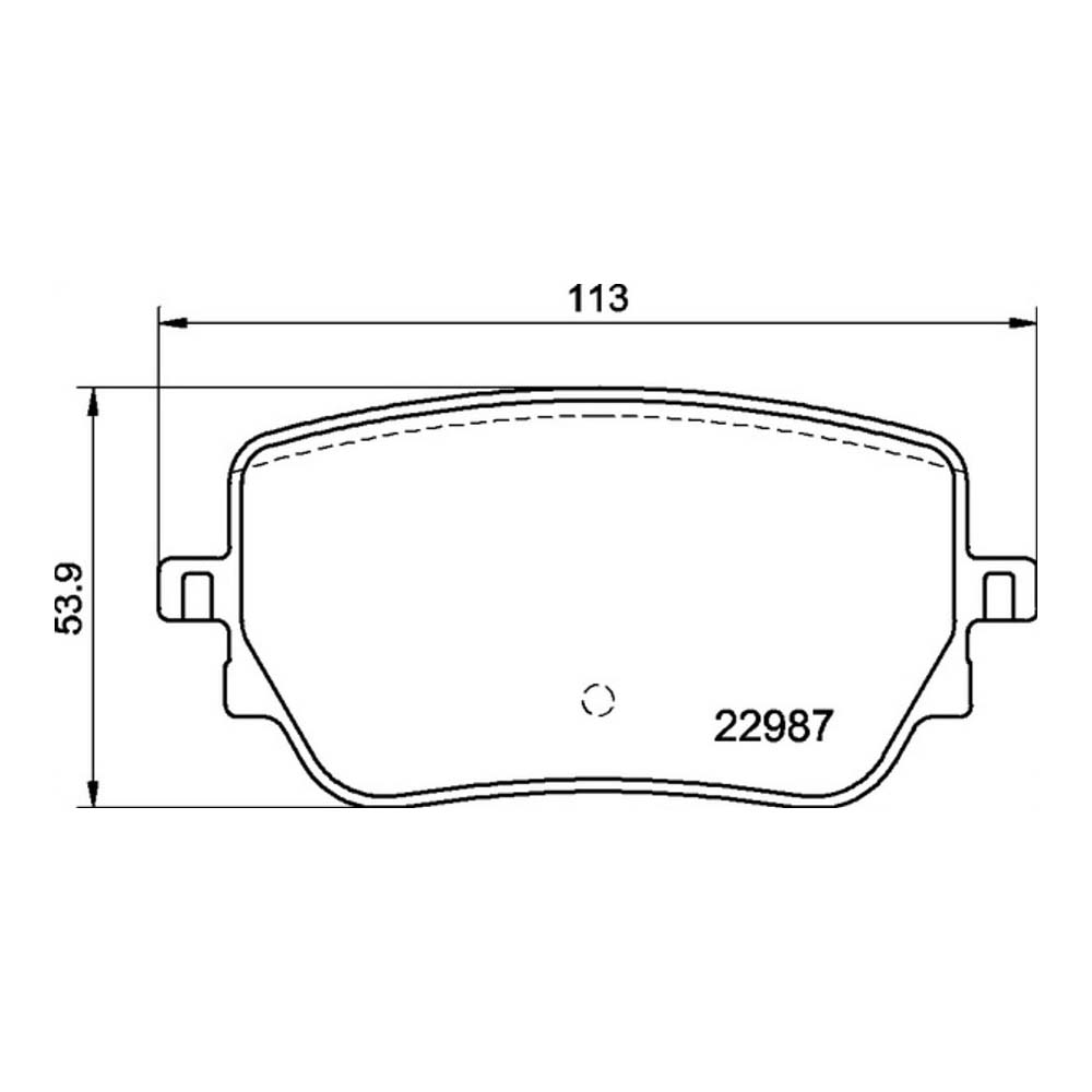 벤츠 A220 W177 18-현재 PAGID 뒤쪽 브레이크패드 QN27