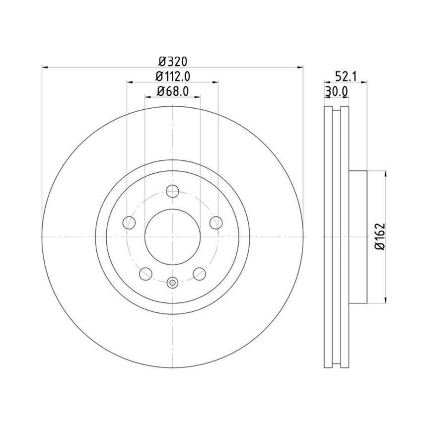 아우디 A7 2.0 TFSI 4G 10-18년 PAGID 앞세트 브레이크디스크 PHA7