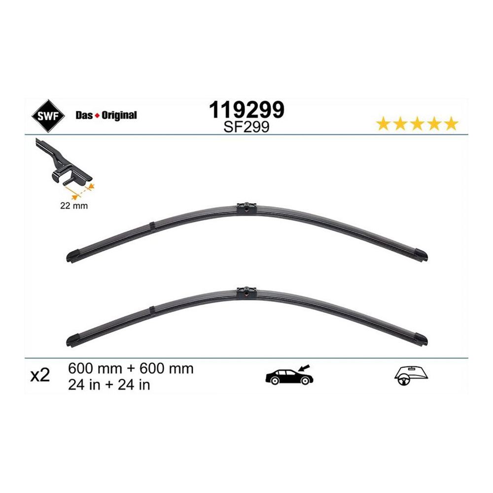 벤츠 E63 AMG W212 09-16년 SWF 와이퍼 1GNE