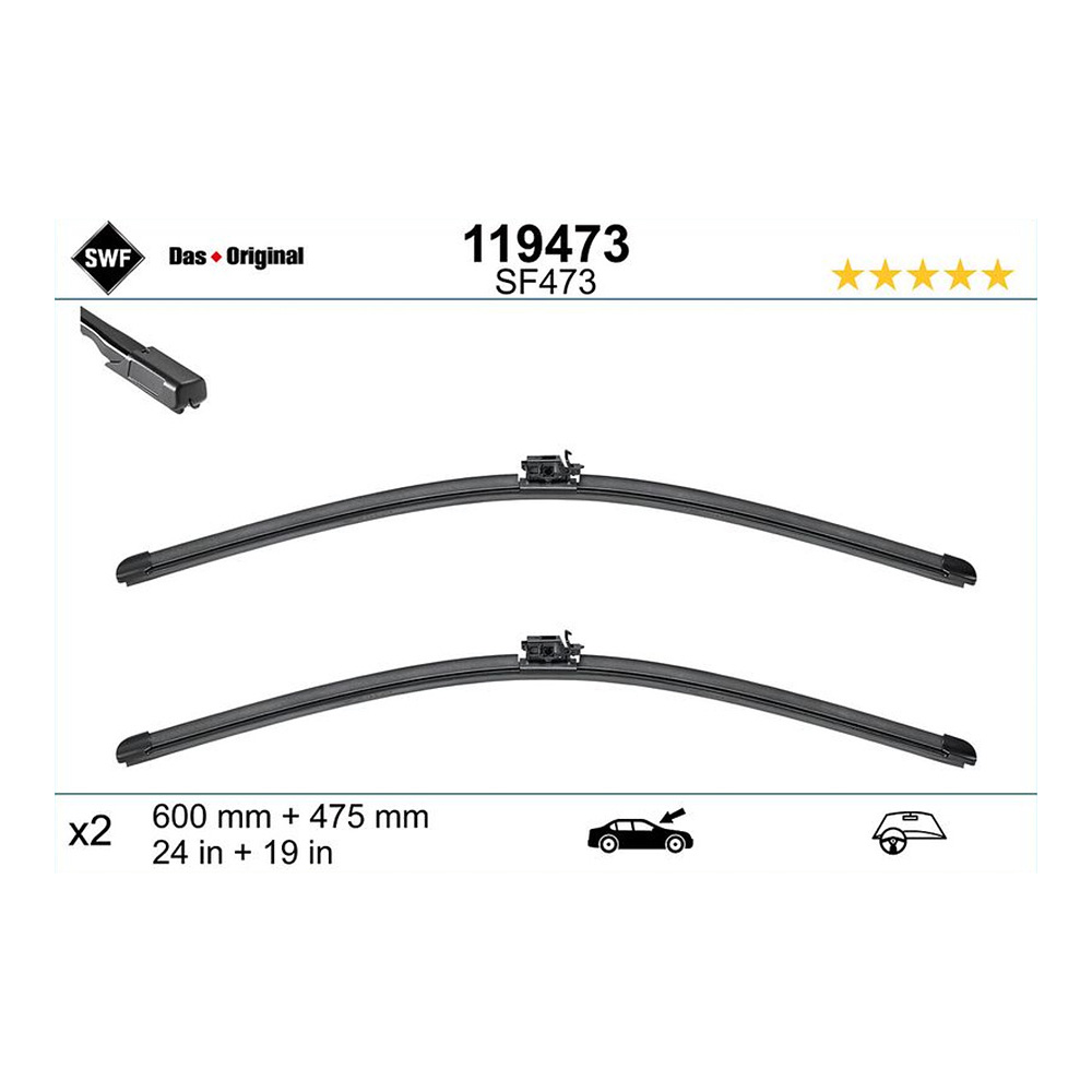 벤츠 A200d W176 12-18년 SWF 와이퍼 VAYI