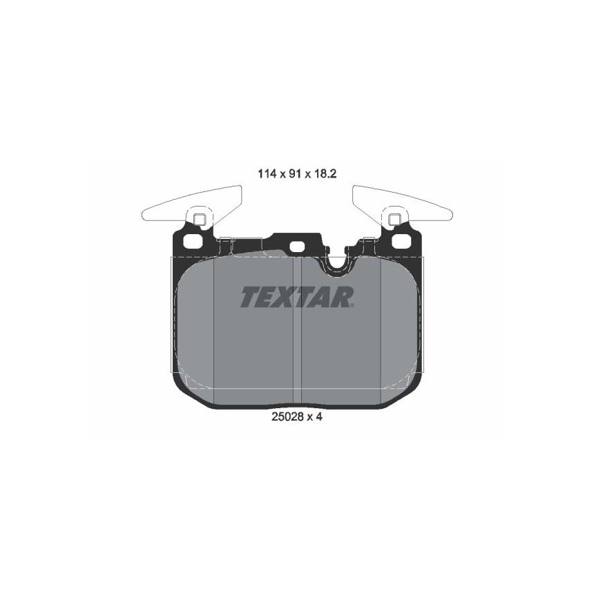 BMW i8 hybrid I12 14-20년 TEXTAR 앞쪽 브레이크패드 0B48