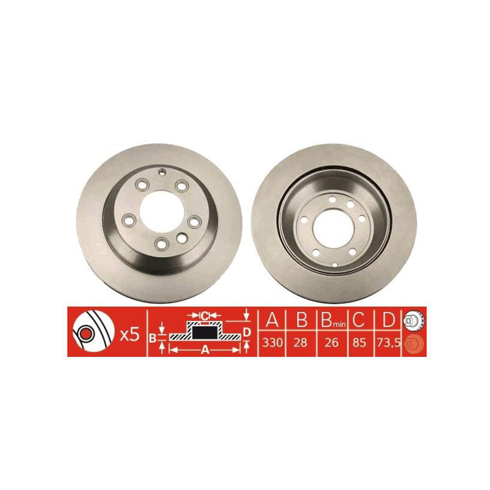 포르쉐 카이엔 3.6 9PA 02-10년 TRW 뒤세트 브레이크디스크 LRWQ