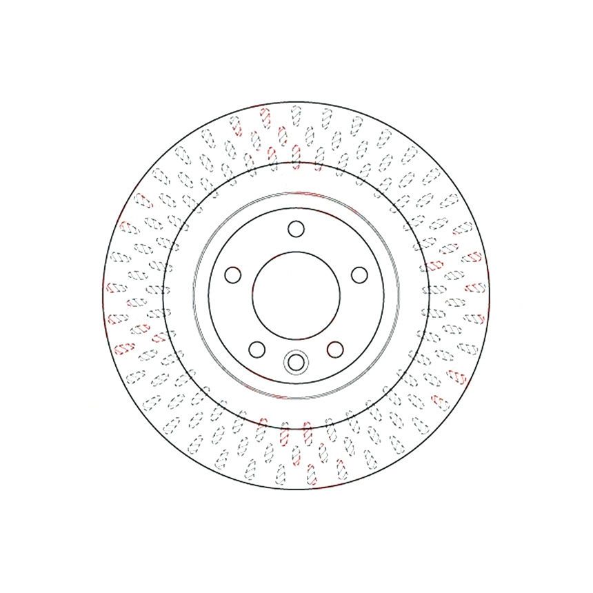 랜드로버 디스커버리 2.0 Sd4 L462 16-현재 TRW 뒤세트 브레이크디스크 ORQ5