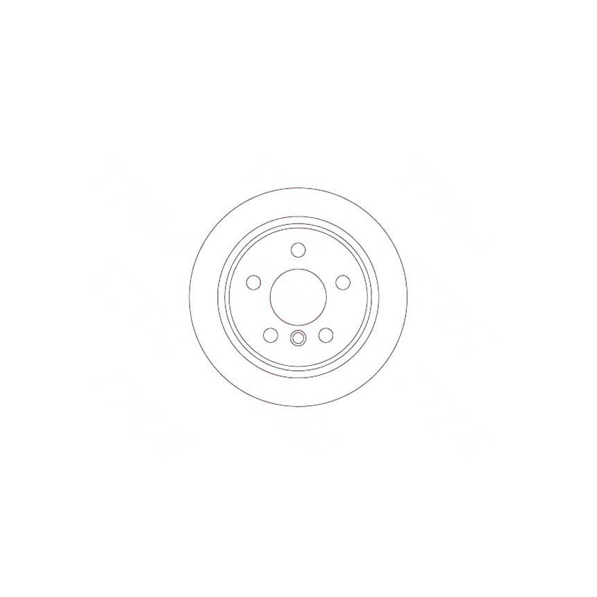 미니 쿠퍼 One D F55 13-현재 TRW 뒤세트 브레이크디스크 V7IM