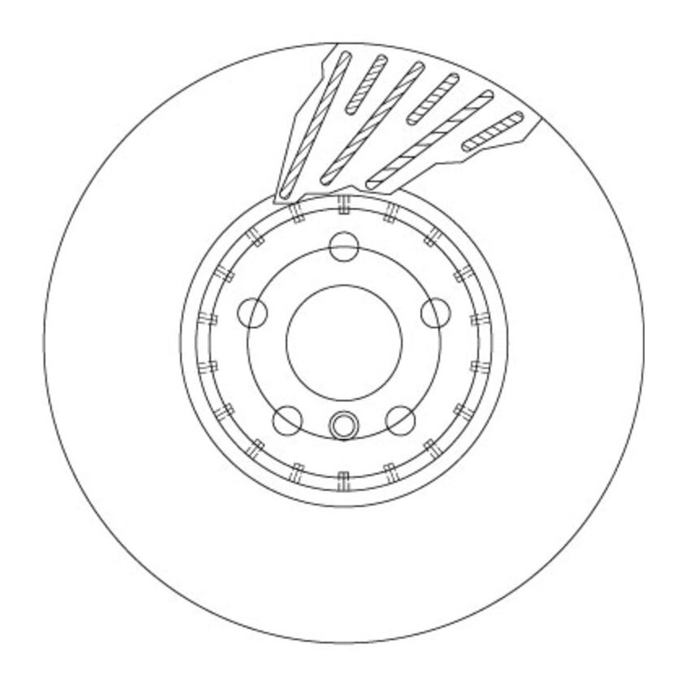 BMW 540i Hybrid G30 16-23년 TRW 앞좌측 브레이크디스크 Y26V