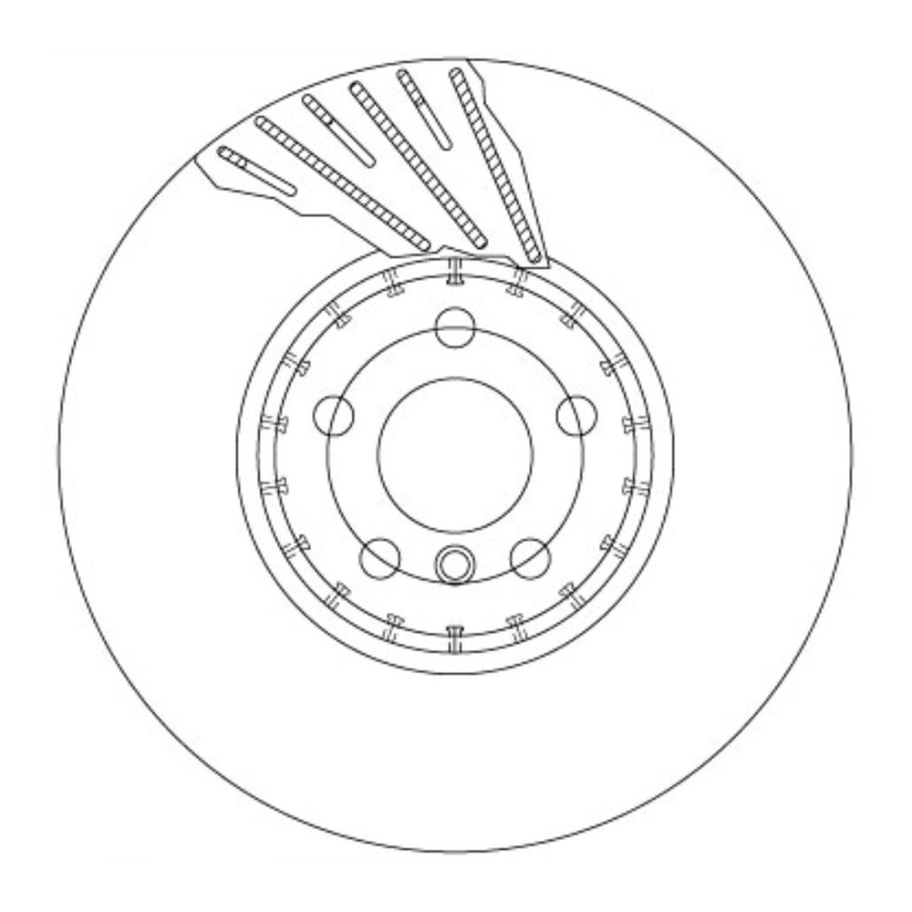 BMW 540i Hybrid G30 16-23년 TRW 앞우측 브레이크디스크 G6HR