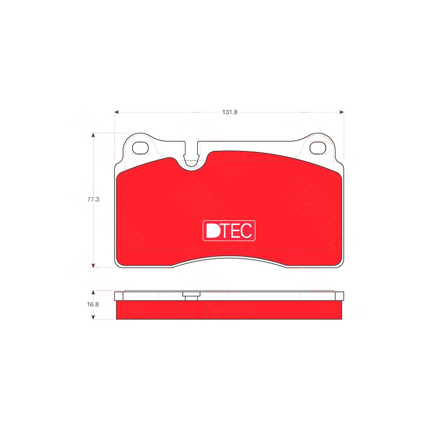 폭스바겐 투아렉 3.2 7LA 02-10년 TRW 앞쪽 세라믹 브레이크패드 I43H