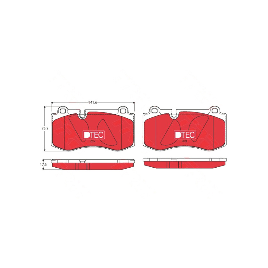벤츠 S400 Hybrid W221 09-13년 TRW 앞쪽 세라믹 브레이크패드 56D2